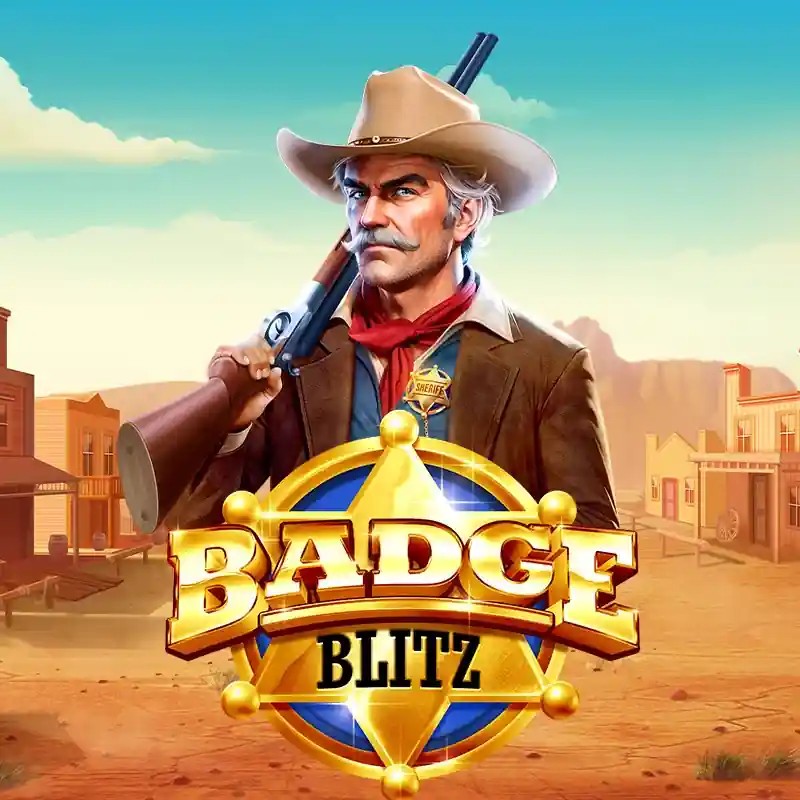 Badge Blitz logo by Pragmatic Play Billybets Casino