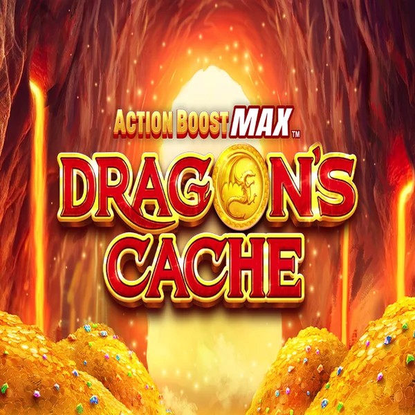 Action Boost Max Dragon's Cache logo by SpinPlay Games Billybets Casino