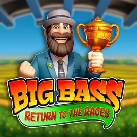 Official Slots logo: Big Bass Return to the Races by Pragmatic Play at Billybets Casino