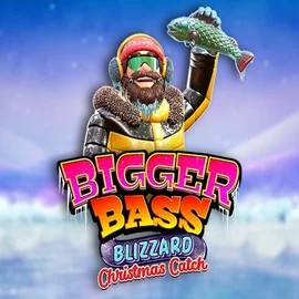 Bigger Bass Blizzard Christmas Catch online game logo by Pragmatic Play on billybetcasino.eu