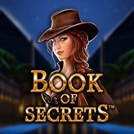 Book of Secrets slot logo by SYNOT Games at Billybets Casino