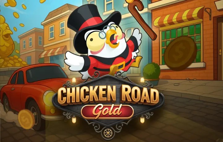 Chicken Road Gold logo – Casino Games by InOut at Billybets Casino