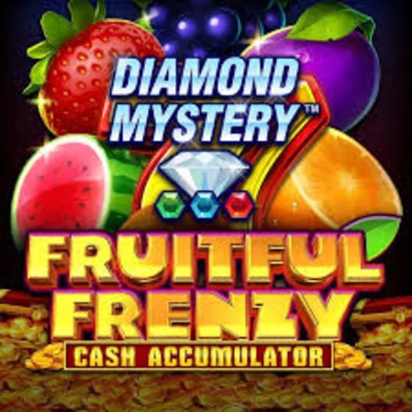 Official Slots logo: Diamond Mystery Fruitful Frenzy Cash Accumulator by Greentube at Billybets Casino