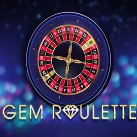 Gem Roulette slot logo by iSoftBet at Billybets Casino