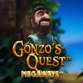 Gonzo's Quest Megaways online game logo by Red Tiger Gaming on billybetcasino.eu