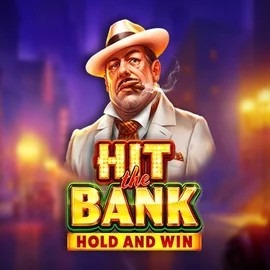 Hit The Bank Hold and Win slot logo by Playson at Billybets Casino
