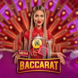 Mega Baccarat by Pragmatic Play, showcased at billybetcasino.eu – game logo
