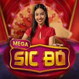 Mega Sic Bo online game logo by Pragmatic Play on billybetcasino.eu