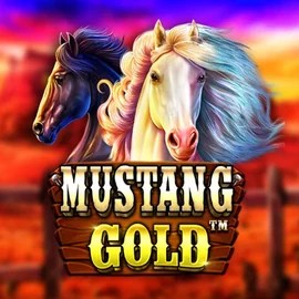 Mustang Gold logo by Pragmatic Play at Billybets Casino
