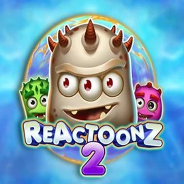 Reactoonz 2 by Play'n GO, showcased at billybetcasino.eu – game logo
