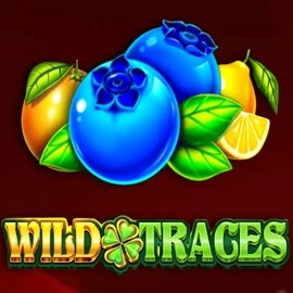 Wild Traces slot logo by Amusnet Interactive at Billybets Casino